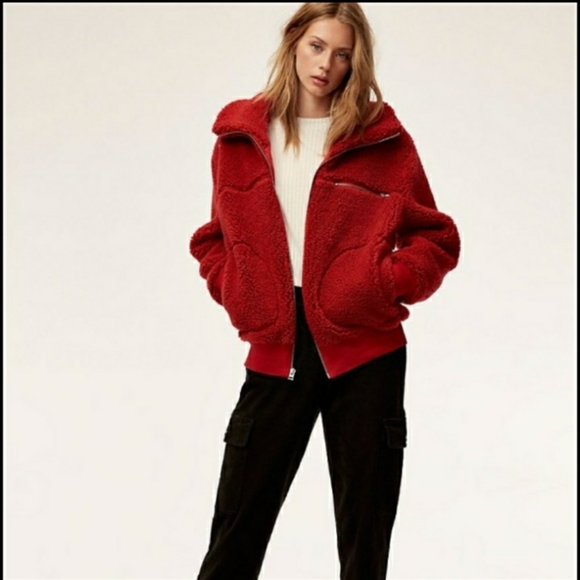 Aritzia Jackets & Blazers - 🎉HOST PIC🎉 Aritzia Wilfred Free Teddy Jacket